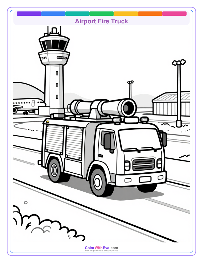 Airport Fire Truck preview