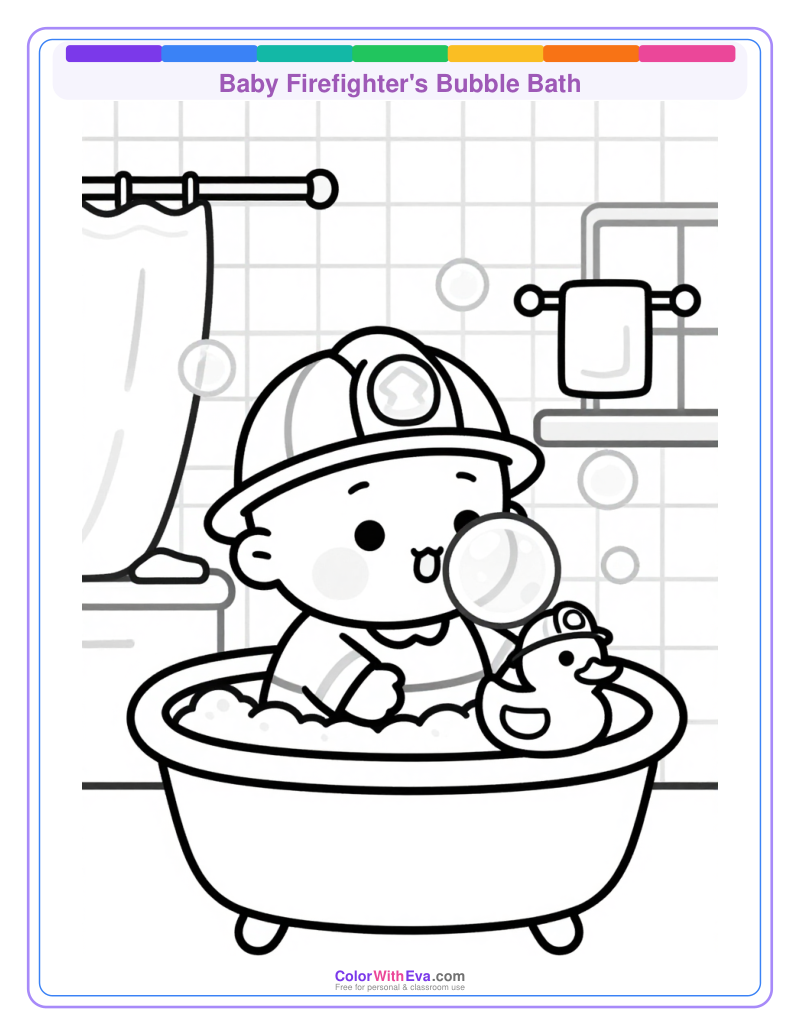 Baby Firefighter's Bubble Bath thumbnail
