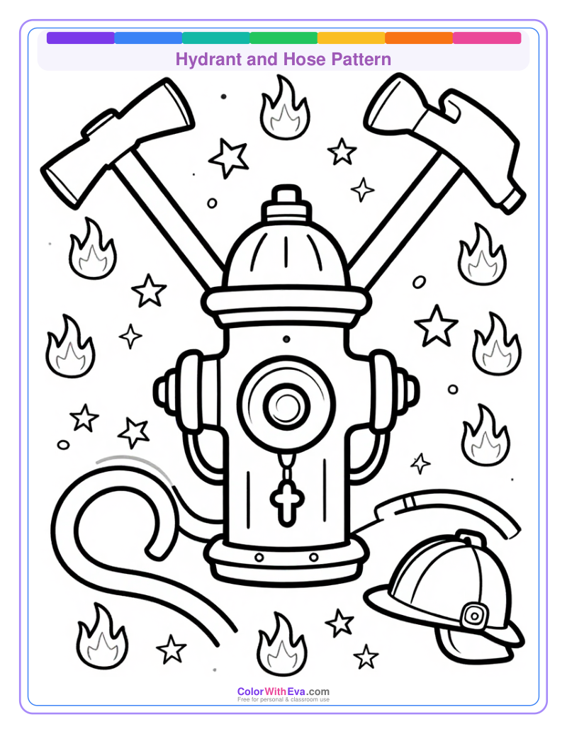 Hydrant and Hose Pattern preview