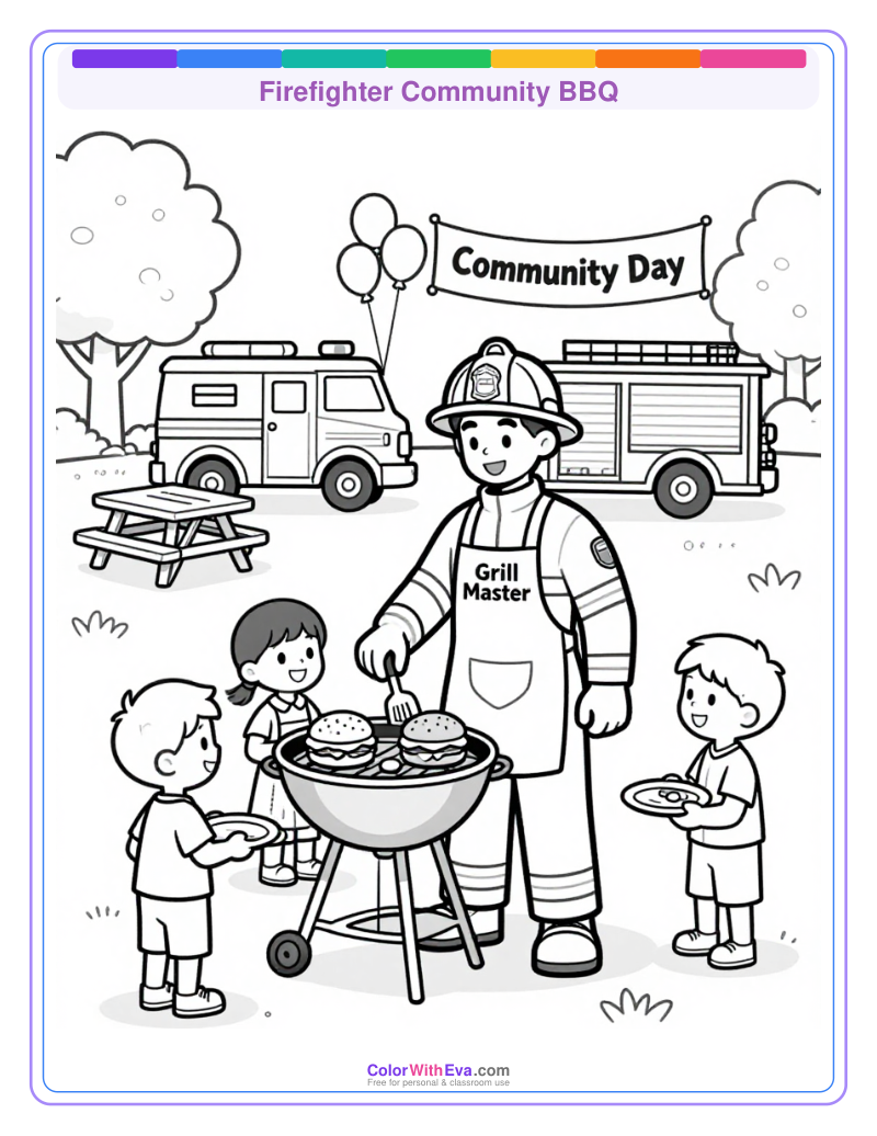 Firefighter Community BBQ preview