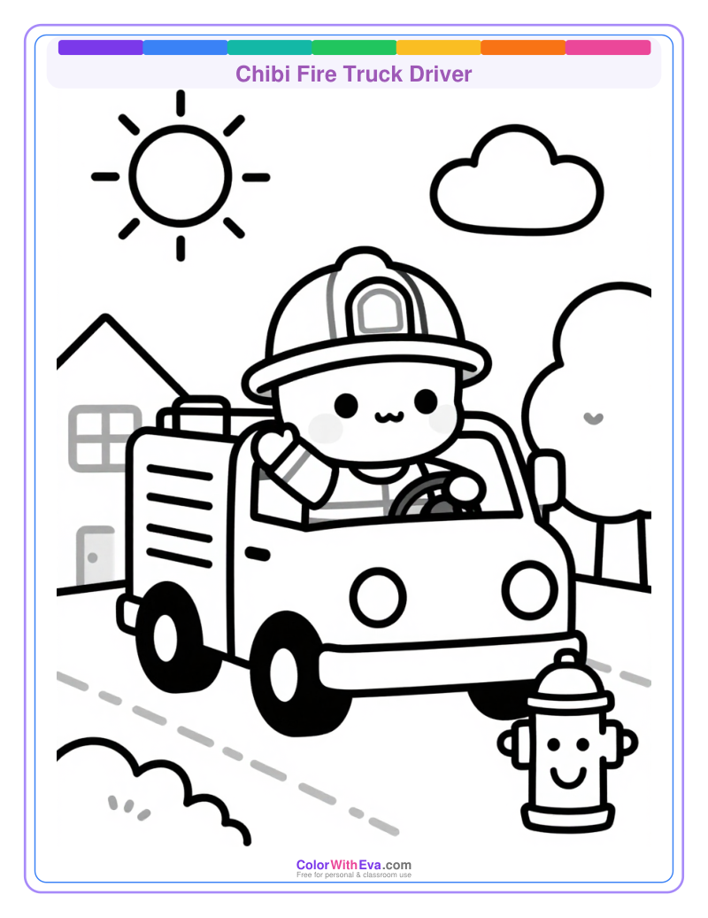 Chibi Fire Truck Driver thumbnail