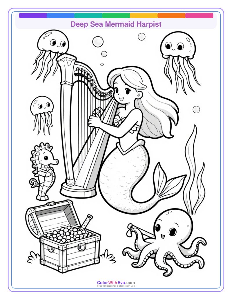 Deep Sea Mermaid Harpist thumbnail