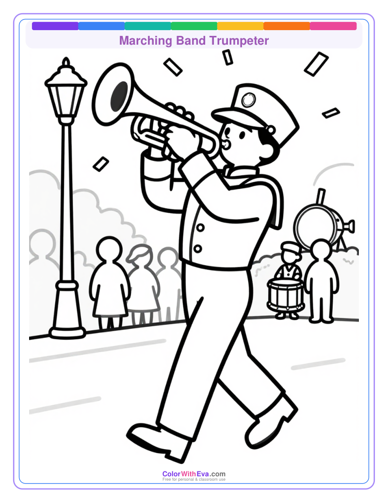 Marching Band Trumpeter preview