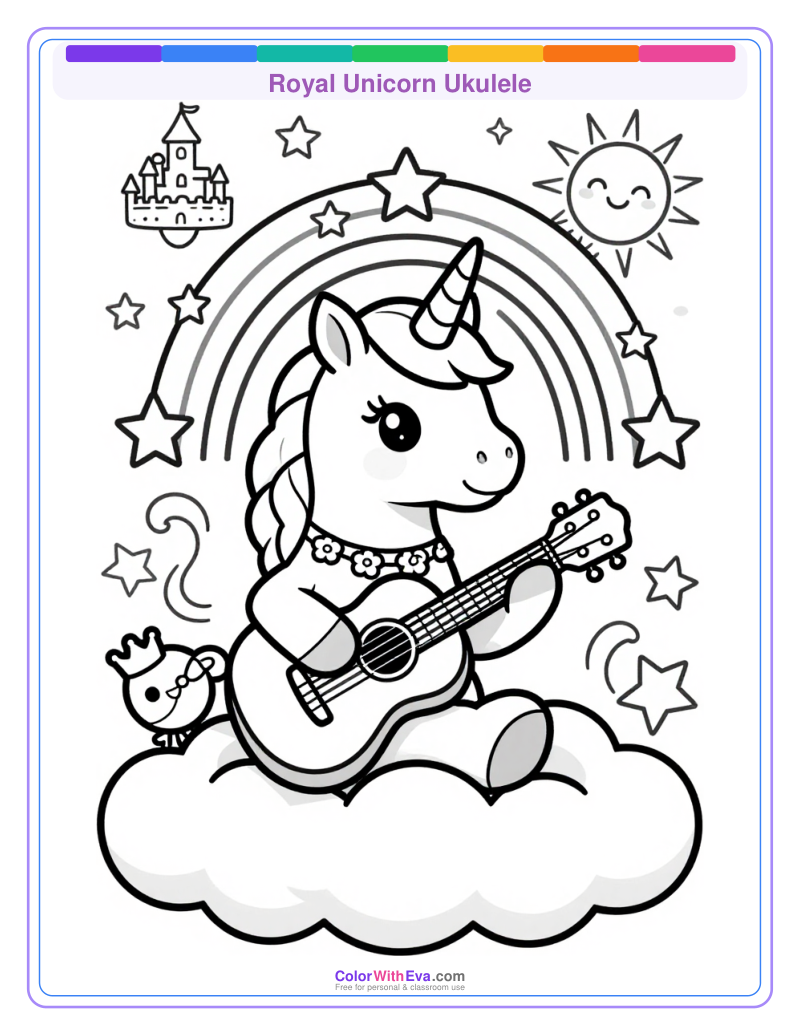 Royal Unicorn Ukulele thumbnail