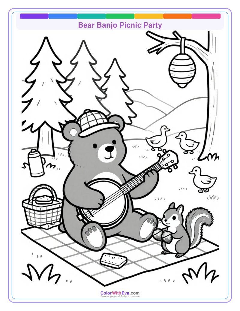 Bear Banjo Picnic Party thumbnail