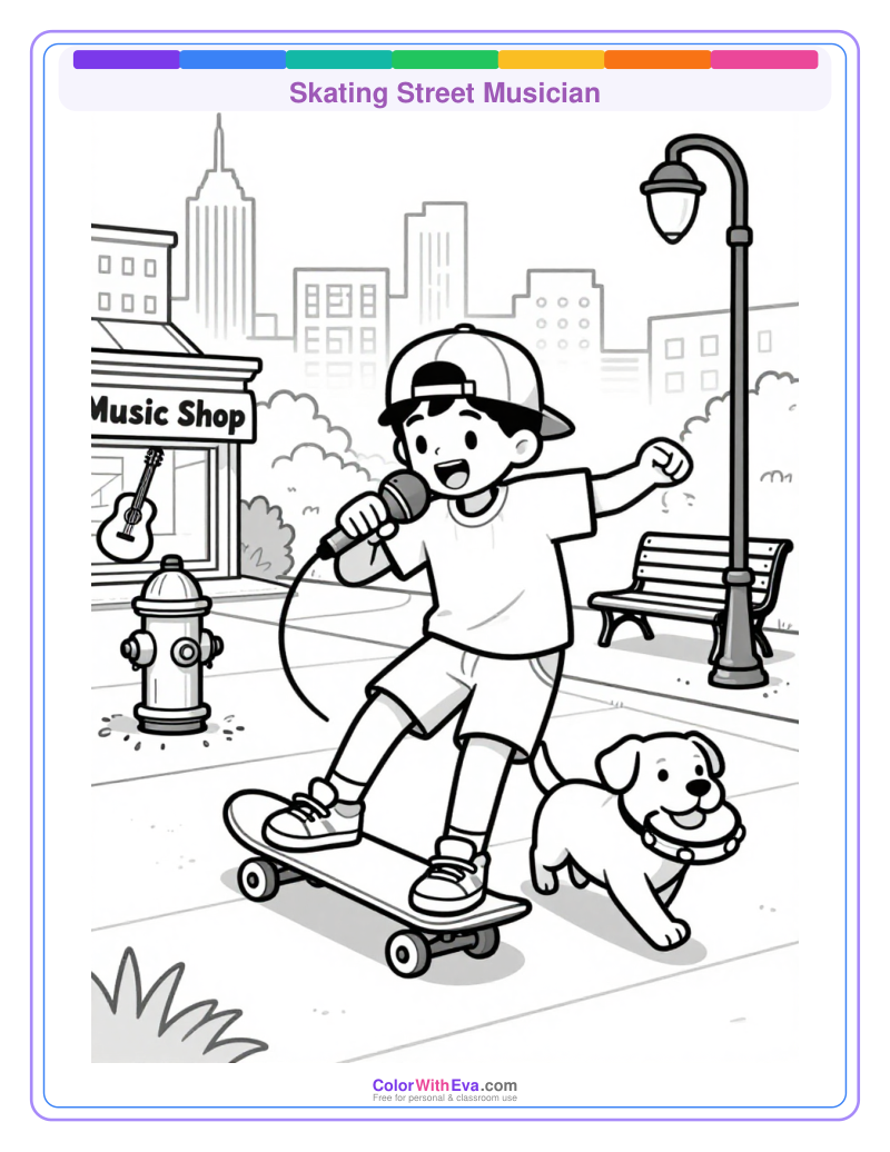 Skating Street Musician thumbnail