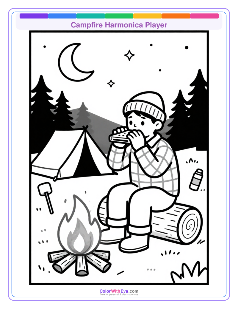 Campfire Harmonica Player preview