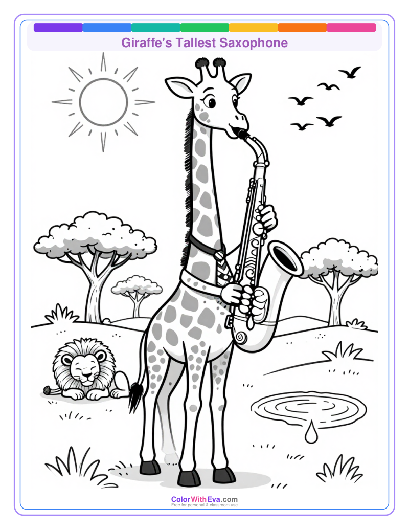 Giraffe's Tallest Saxophone thumbnail