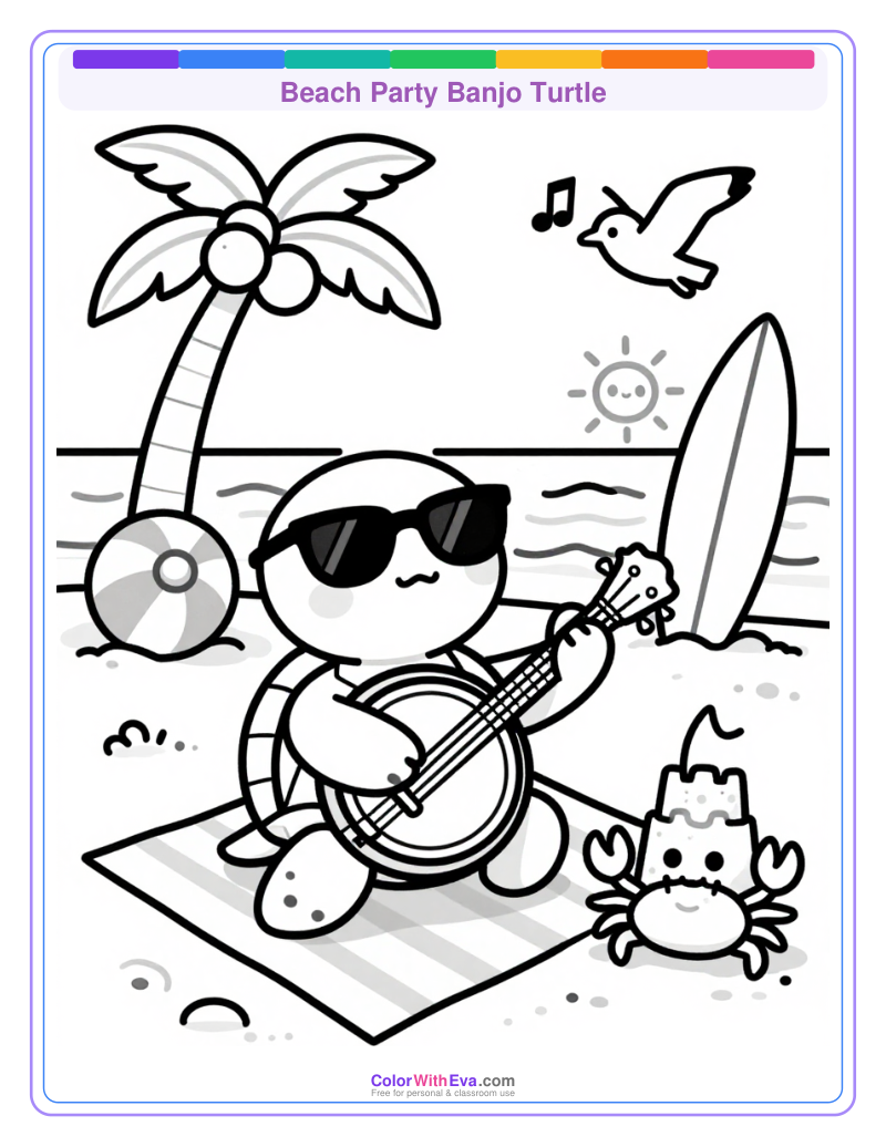 Beach Party Banjo Turtle thumbnail