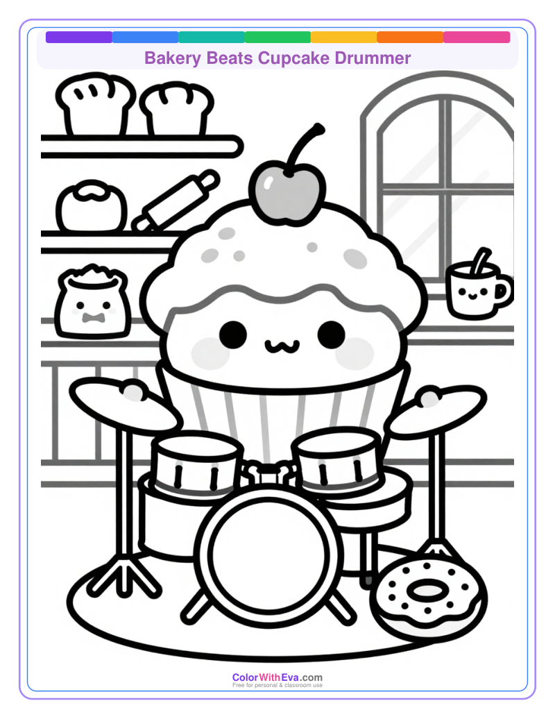 Bakery Beats Cupcake Drummer thumbnail