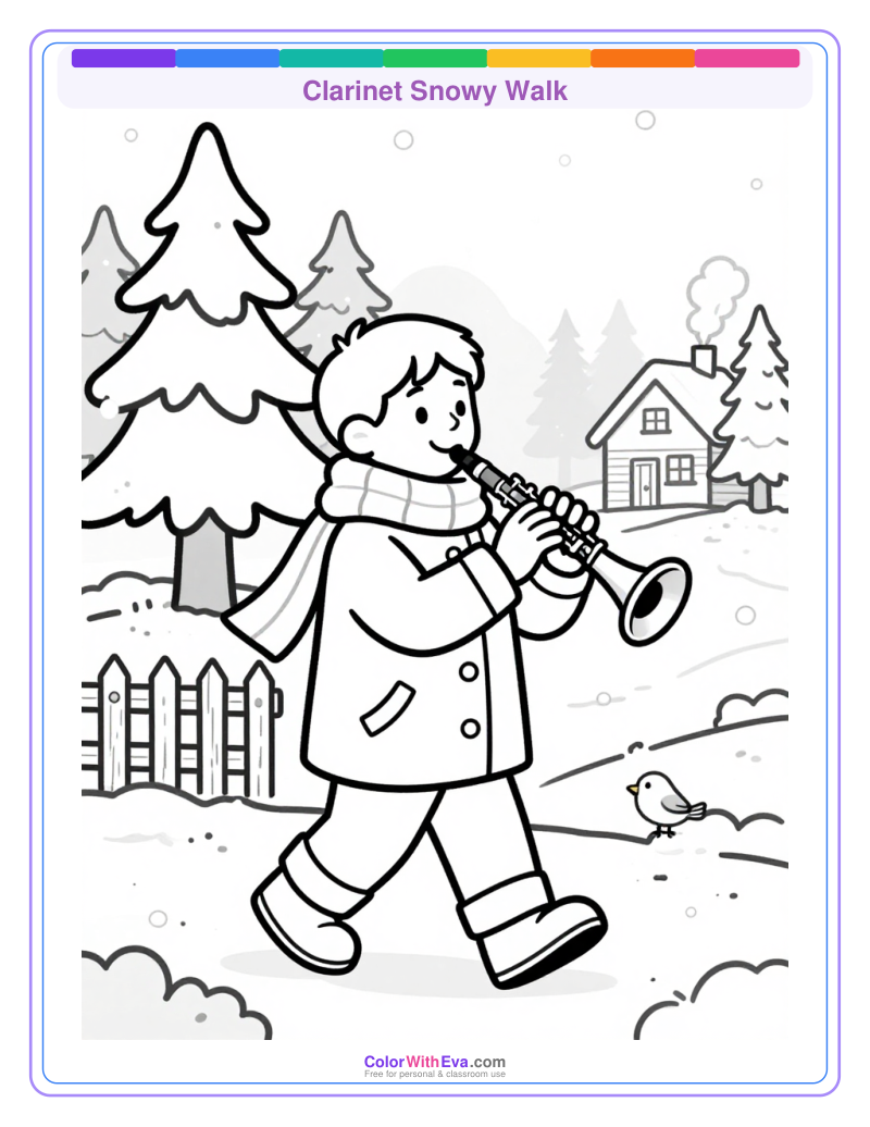 Clarinet Snowy Walk preview