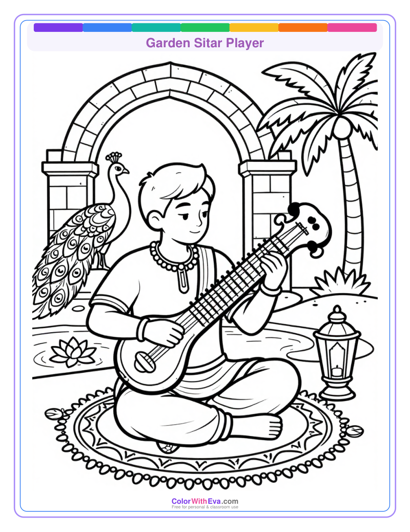 Garden Sitar Player preview