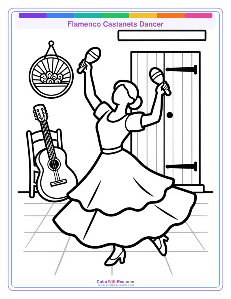 Flamenco Castanets Dancer preview