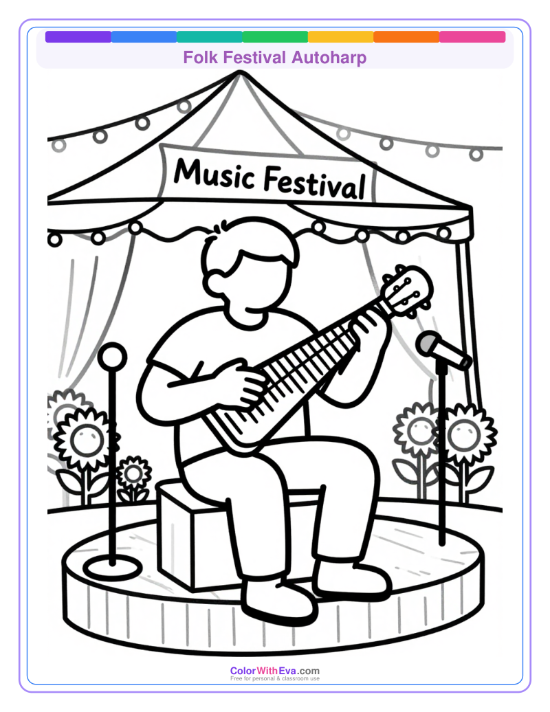 Folk Festival Autoharp preview