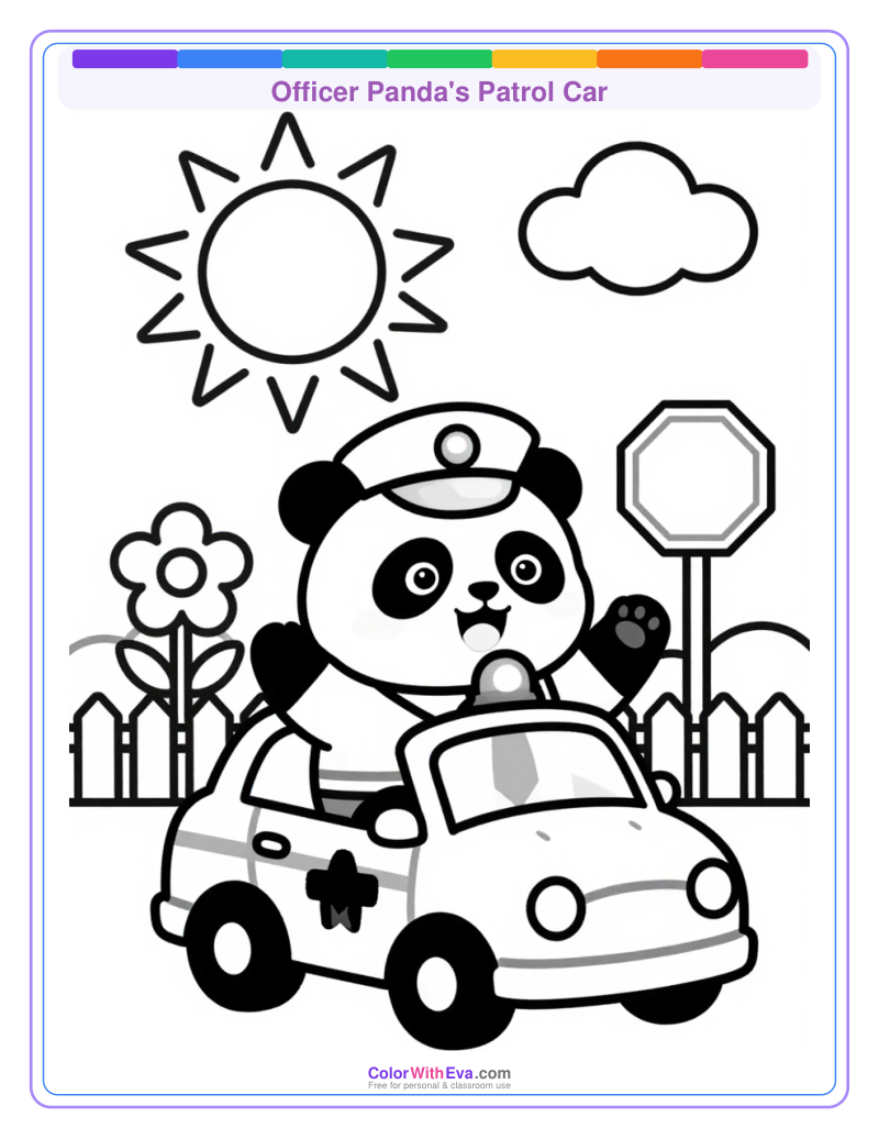 Officer Panda's Patrol Car thumbnail