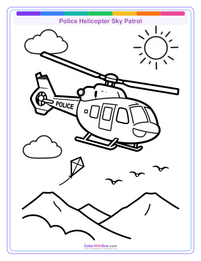 Police Helicopter Sky Patrol preview