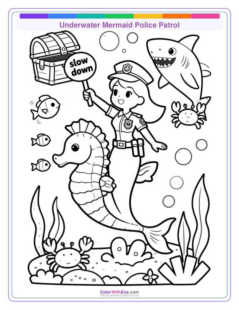 Underwater Mermaid Police Patrol thumbnail