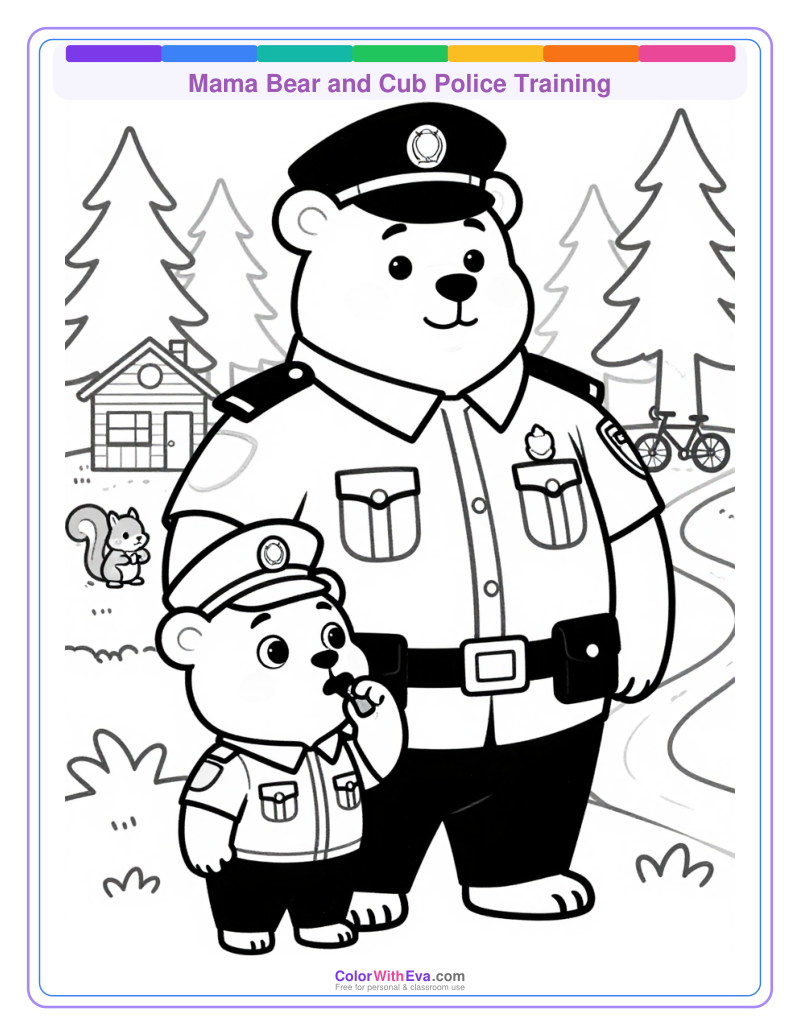 Mama Bear and Cub Police Training thumbnail