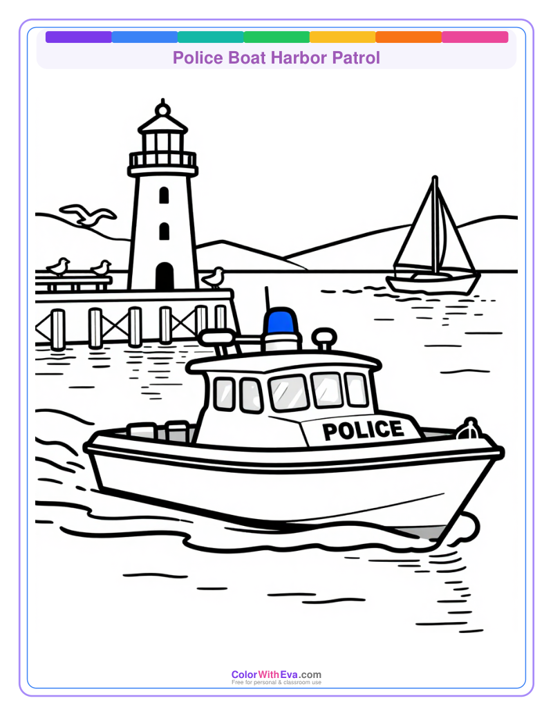 Police Boat Harbor Patrol preview