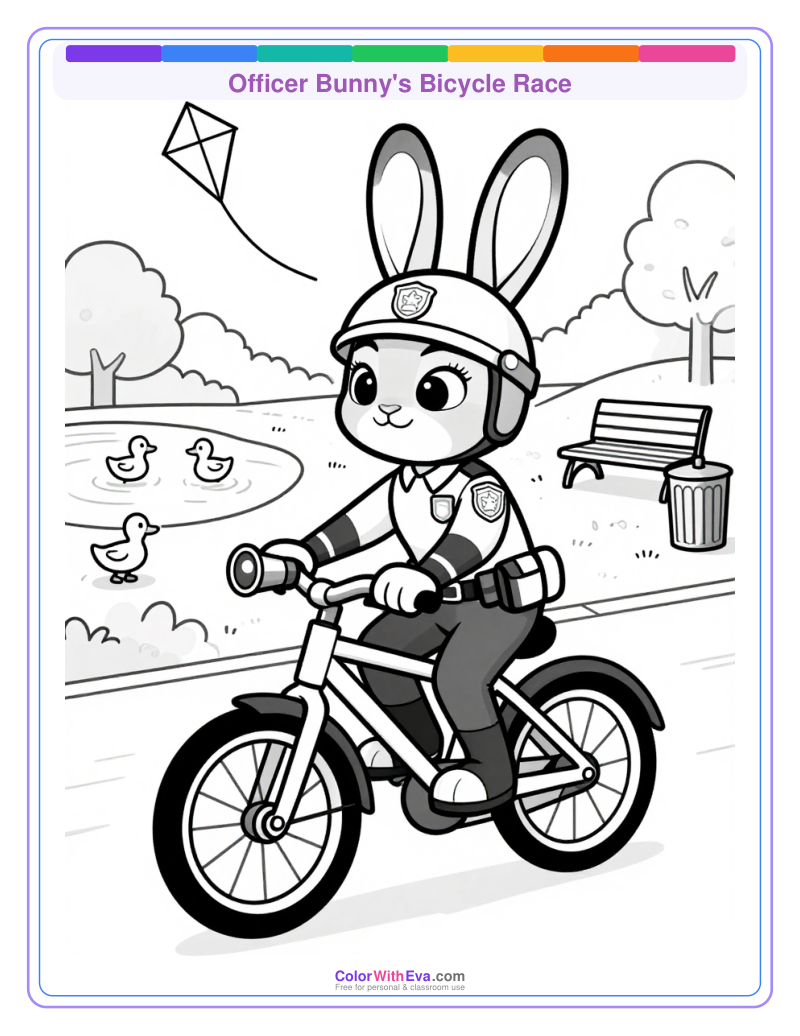 Officer Bunny's Bicycle Race thumbnail