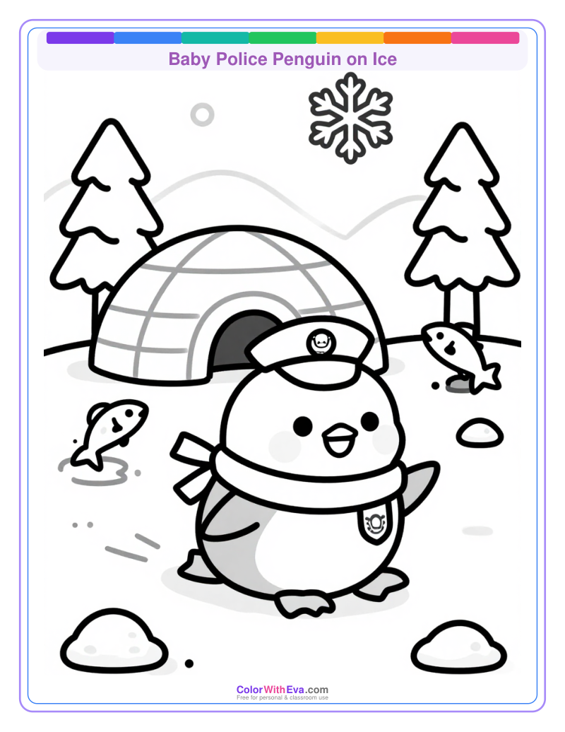 Baby Police Penguin on Ice thumbnail