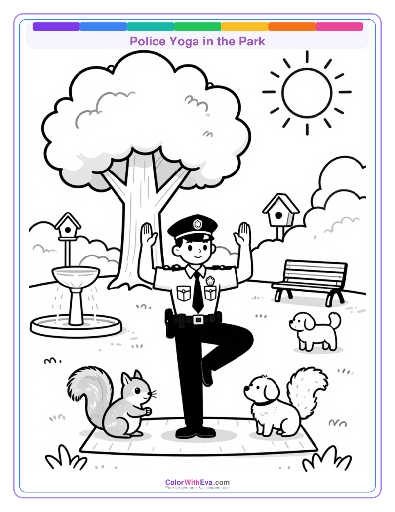 Police Yoga in the Park thumbnail