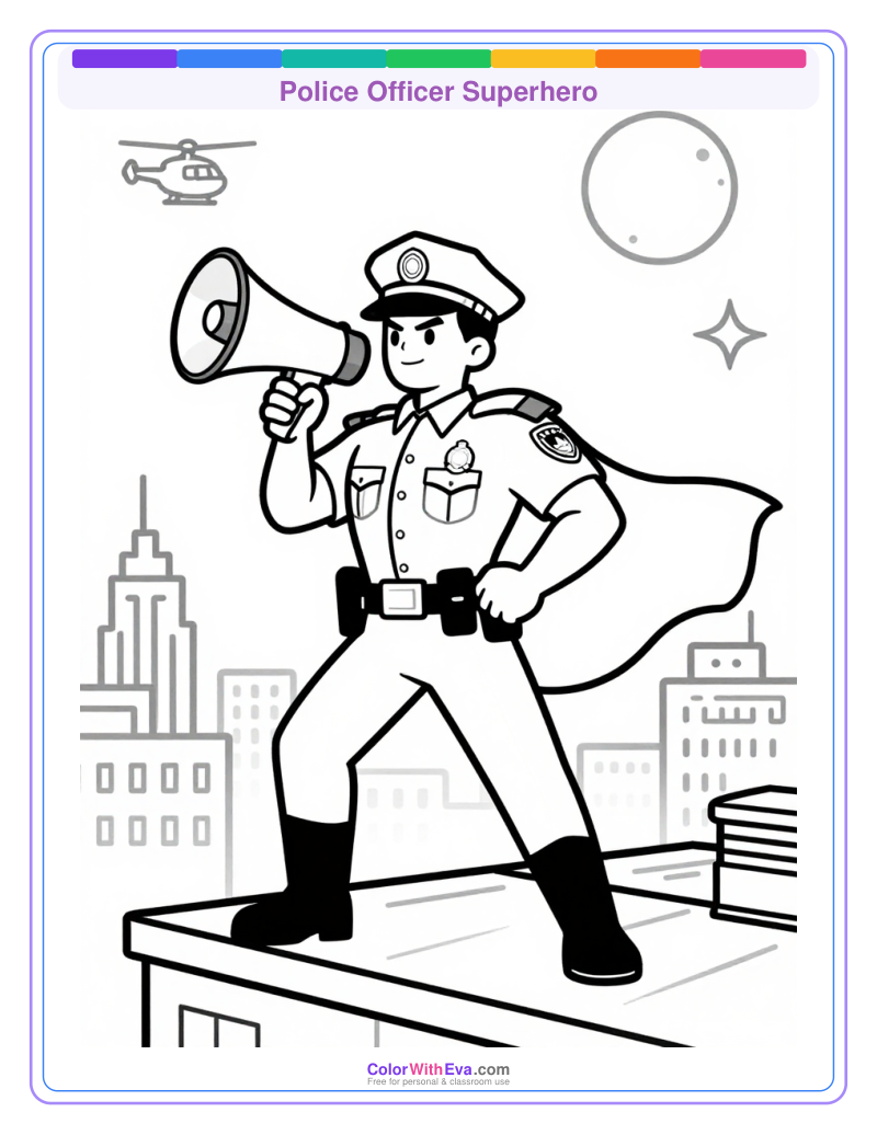Police Officer Superhero thumbnail