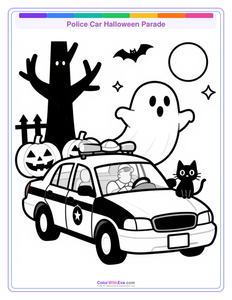 Police Car Halloween Parade thumbnail