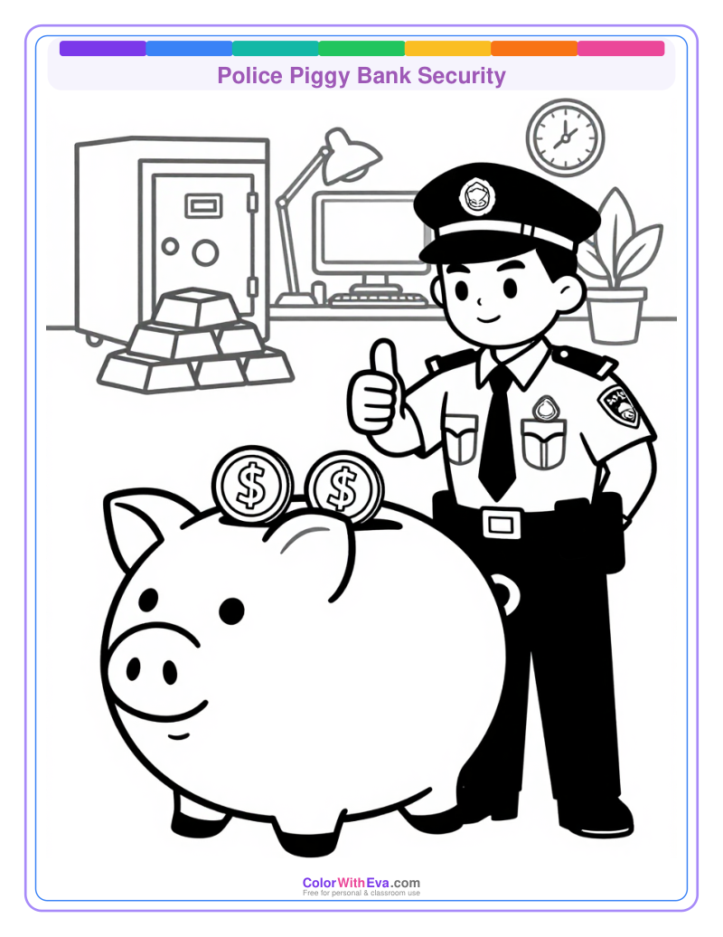 Police Piggy Bank Security thumbnail