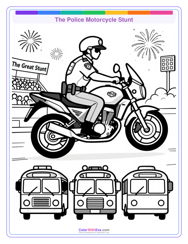 The Police Motorcycle Stunt thumbnail