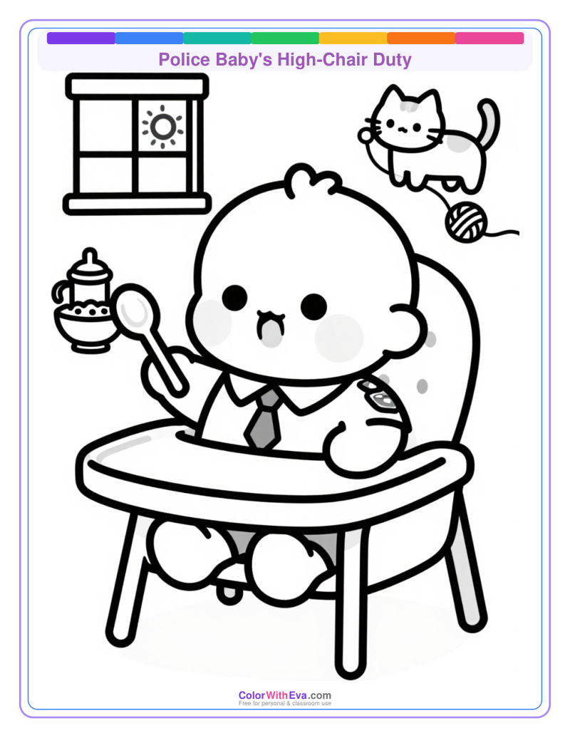 Police Baby's High-Chair Duty thumbnail