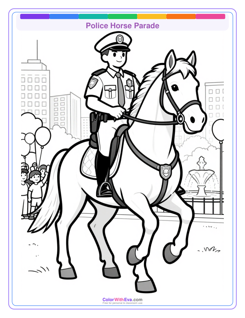 Police Horse Parade thumbnail