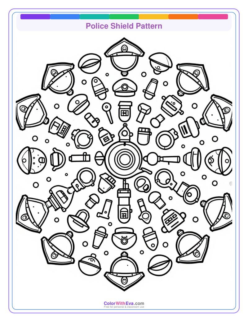 Police Shield Pattern preview