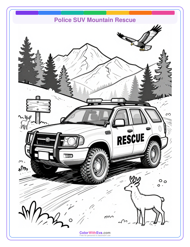 Police SUV Mountain Rescue preview