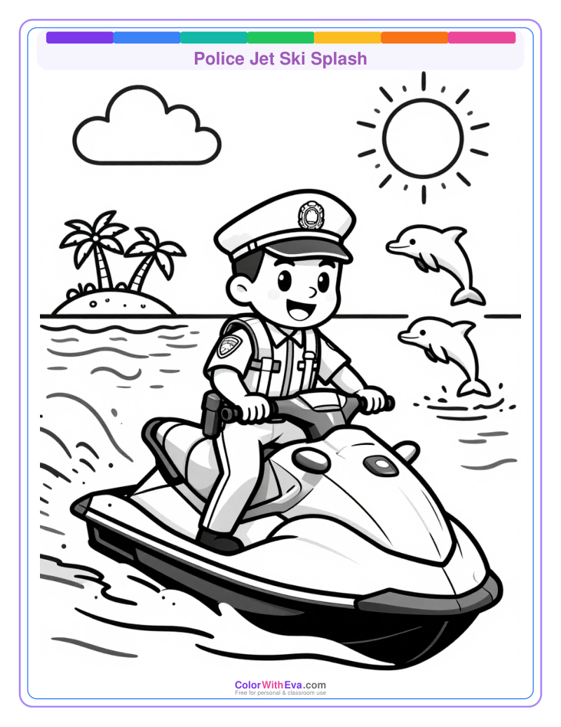 Police Jet Ski Splash preview