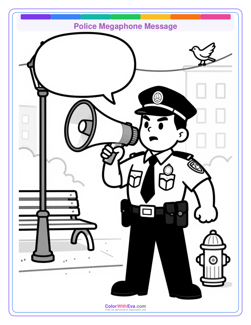 Police Megaphone Message preview