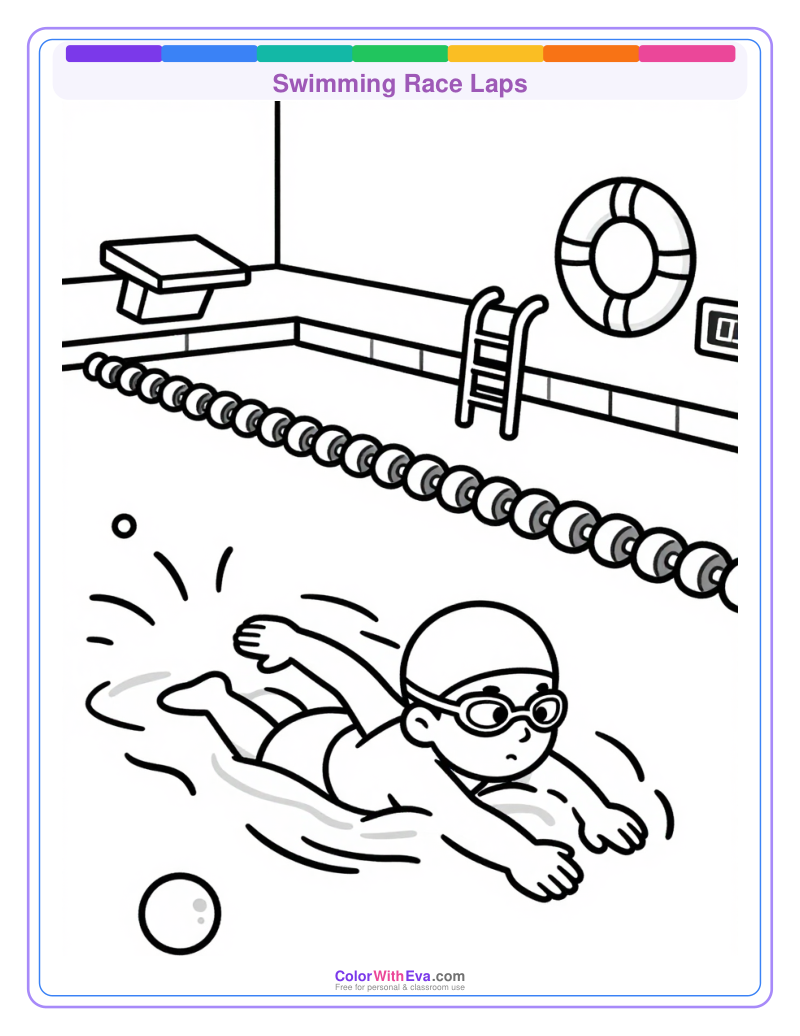 Swimming Race Laps preview