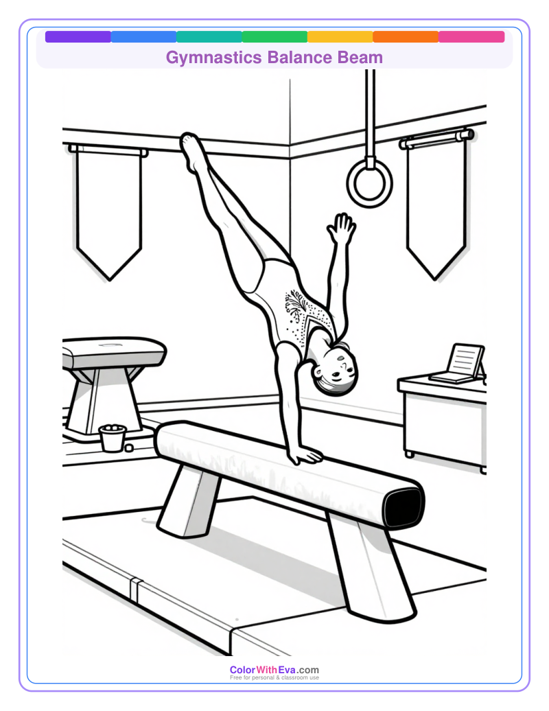 Gymnastics Balance Beam preview