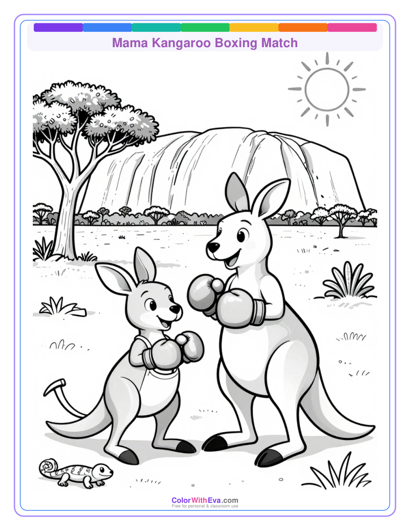 Mama Kangaroo Boxing Match thumbnail