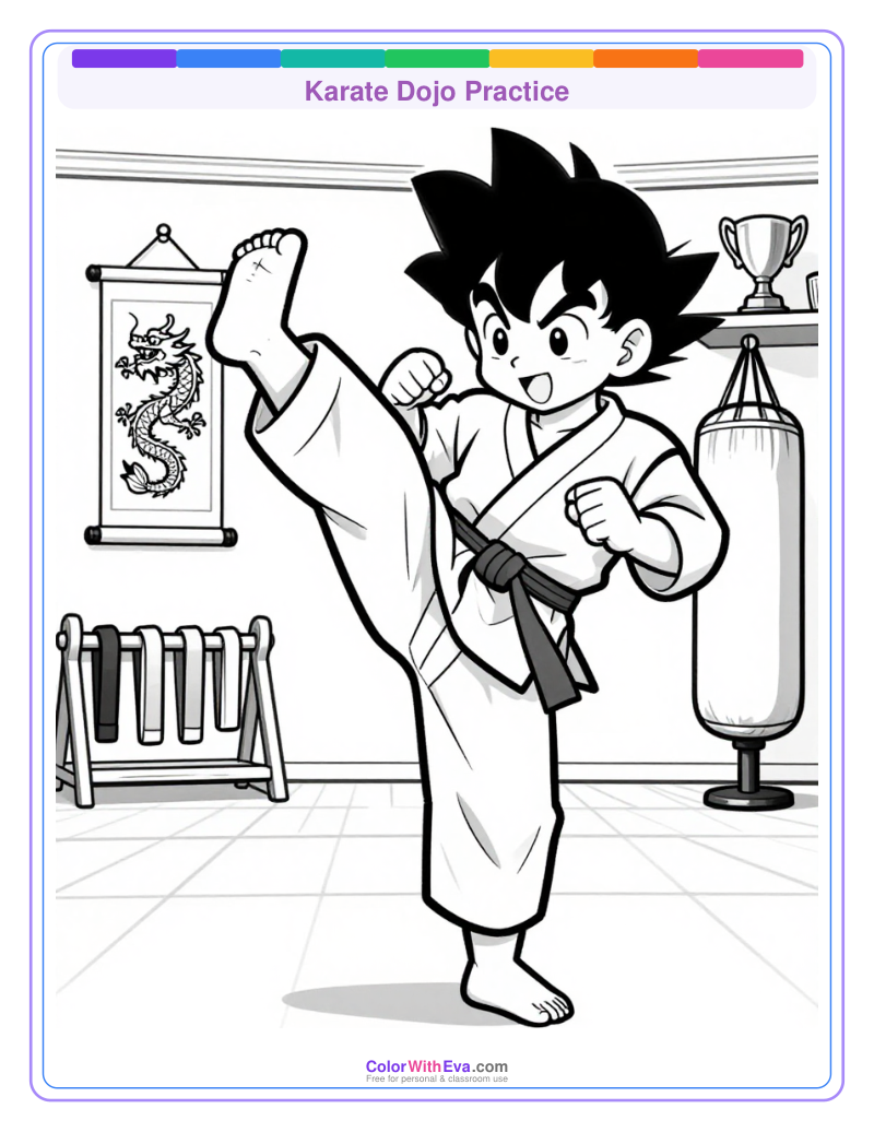 Karate Dojo Practice preview