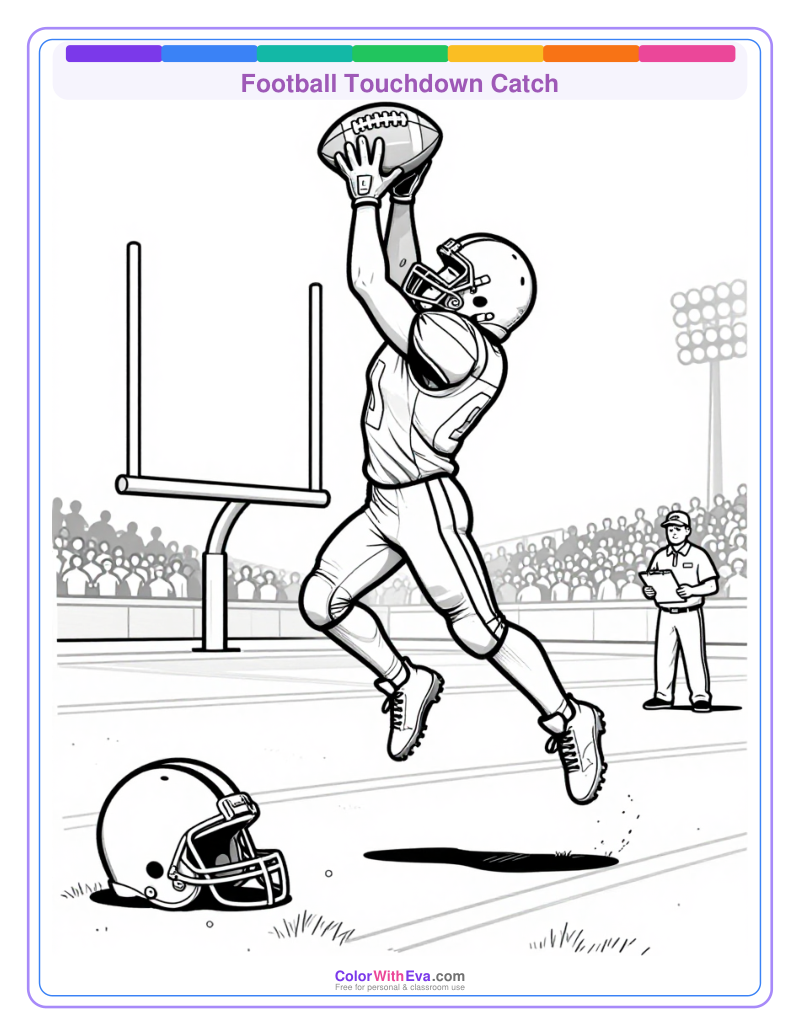 Football Touchdown Catch preview
