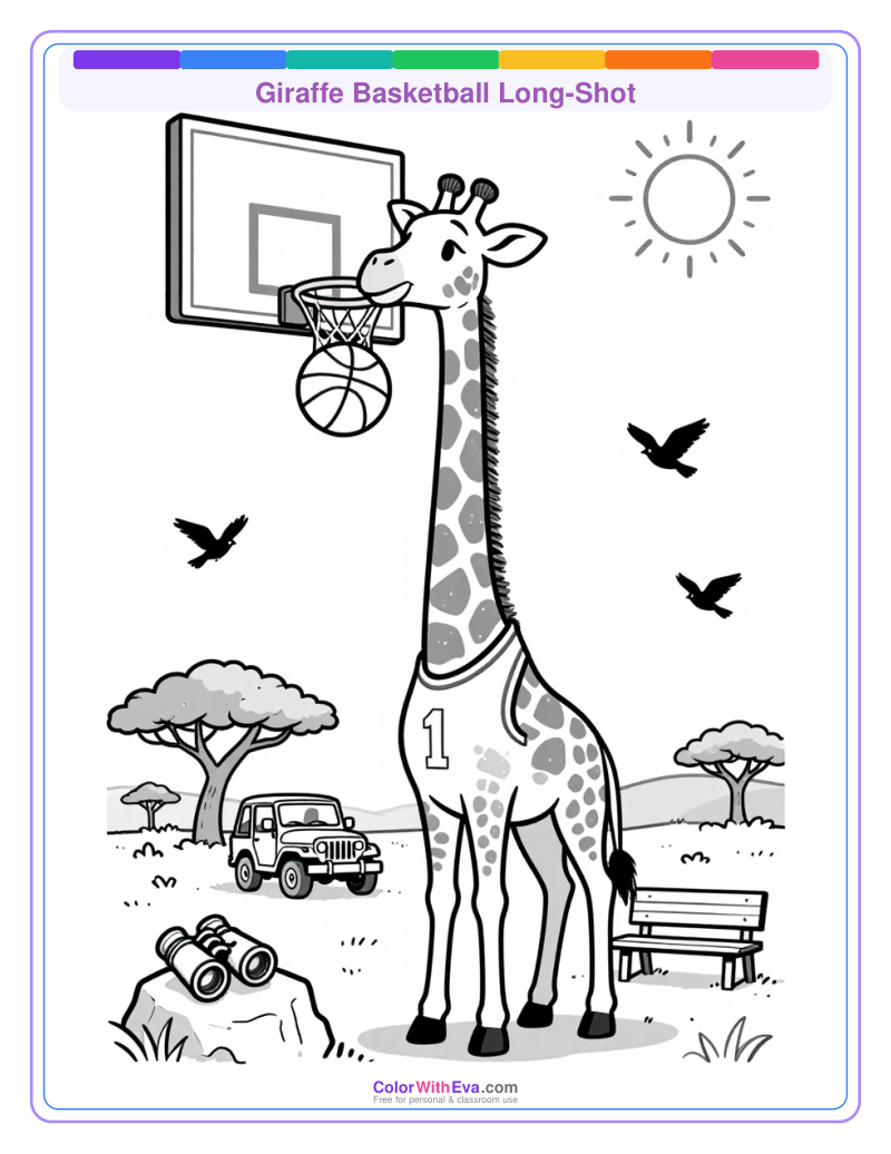 Giraffe Basketball Long-Shot thumbnail