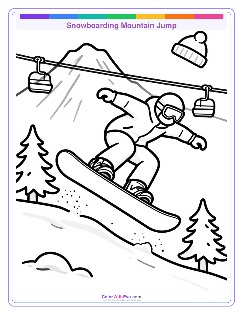 Snowboarding Mountain Jump preview