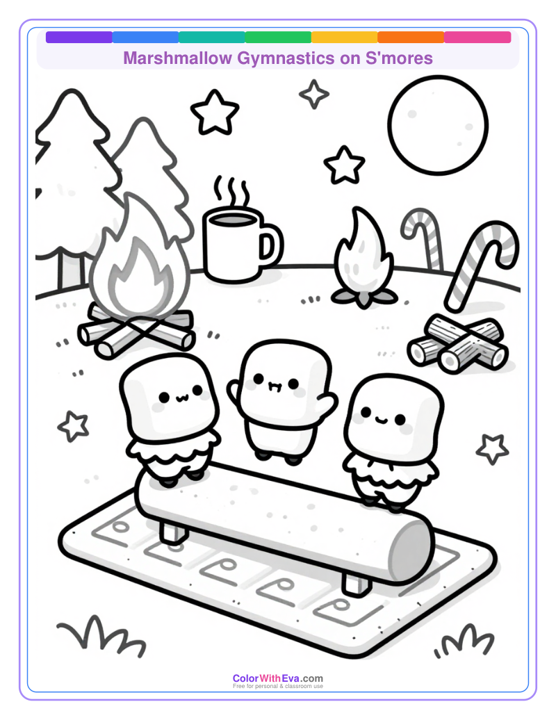 Marshmallow Gymnastics on S'mores thumbnail