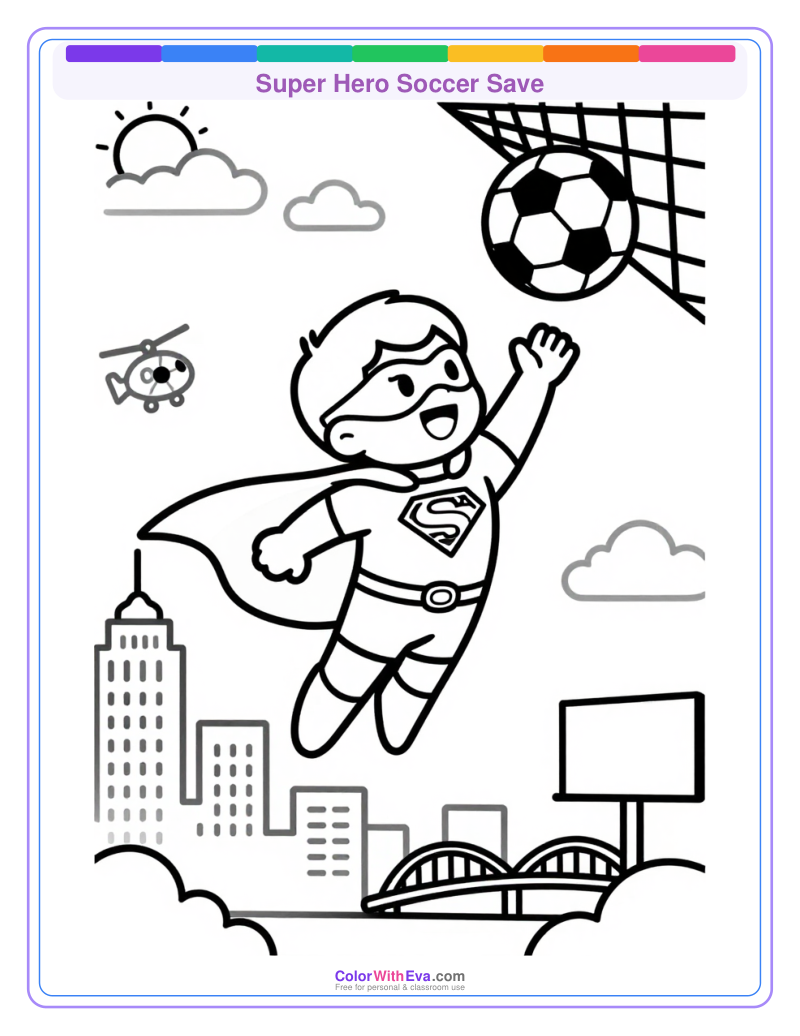 Super Hero Soccer Save preview