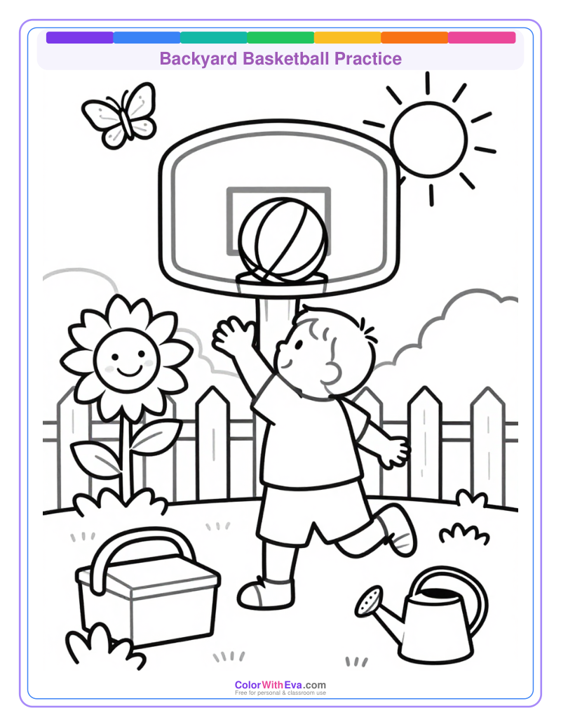 Backyard Basketball Practice preview