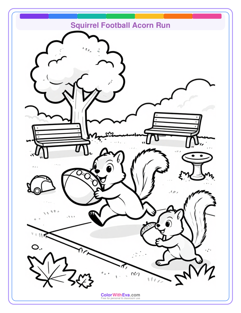 Squirrel Football Acorn Run thumbnail