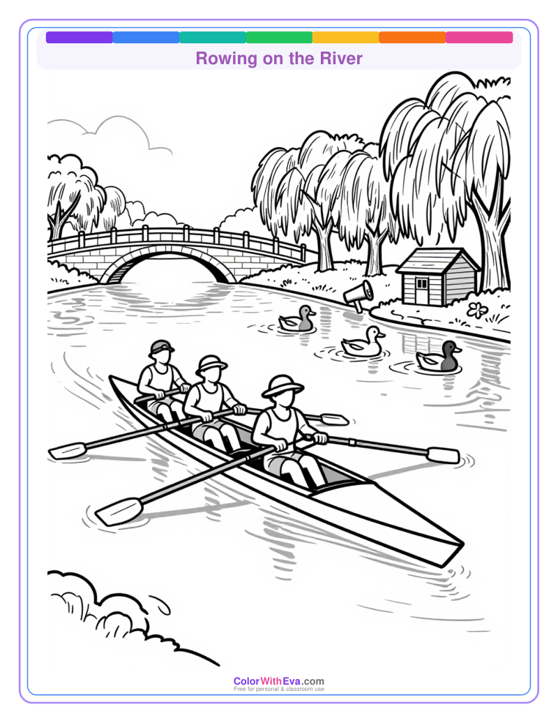 Rowing on the River preview
