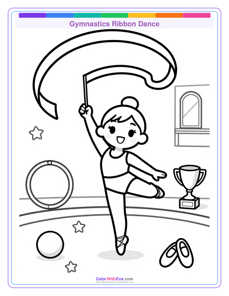 Gymnastics Ribbon Dance preview