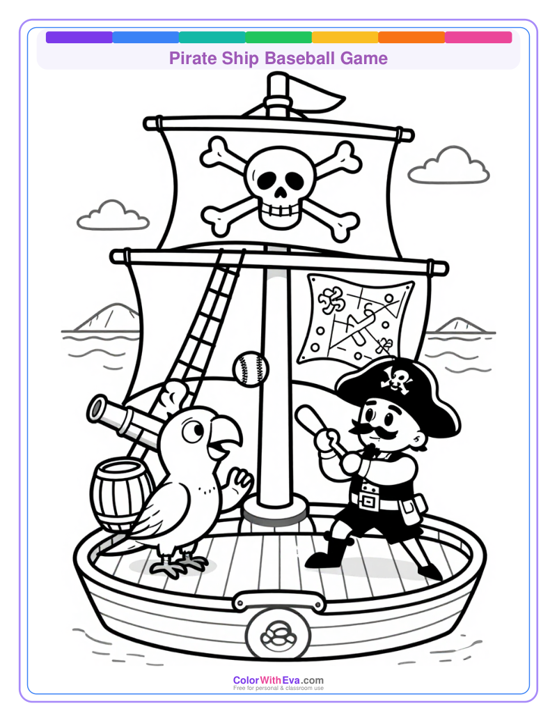 Pirate Ship Baseball Game thumbnail